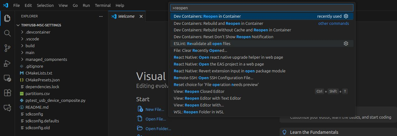 VS Codeのdevcontainerでesp-idfの開発環境を作る